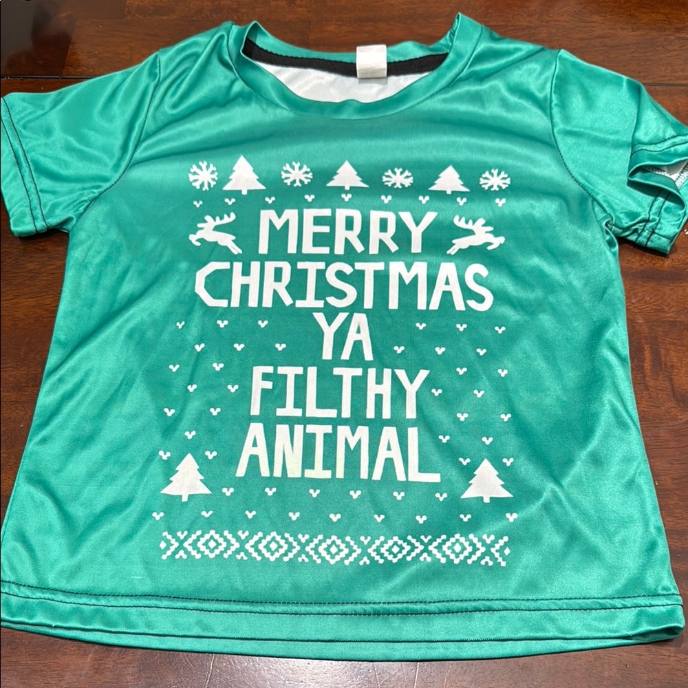 Merry Christmas ya filthy animal Christmas Graphic T-Shirt